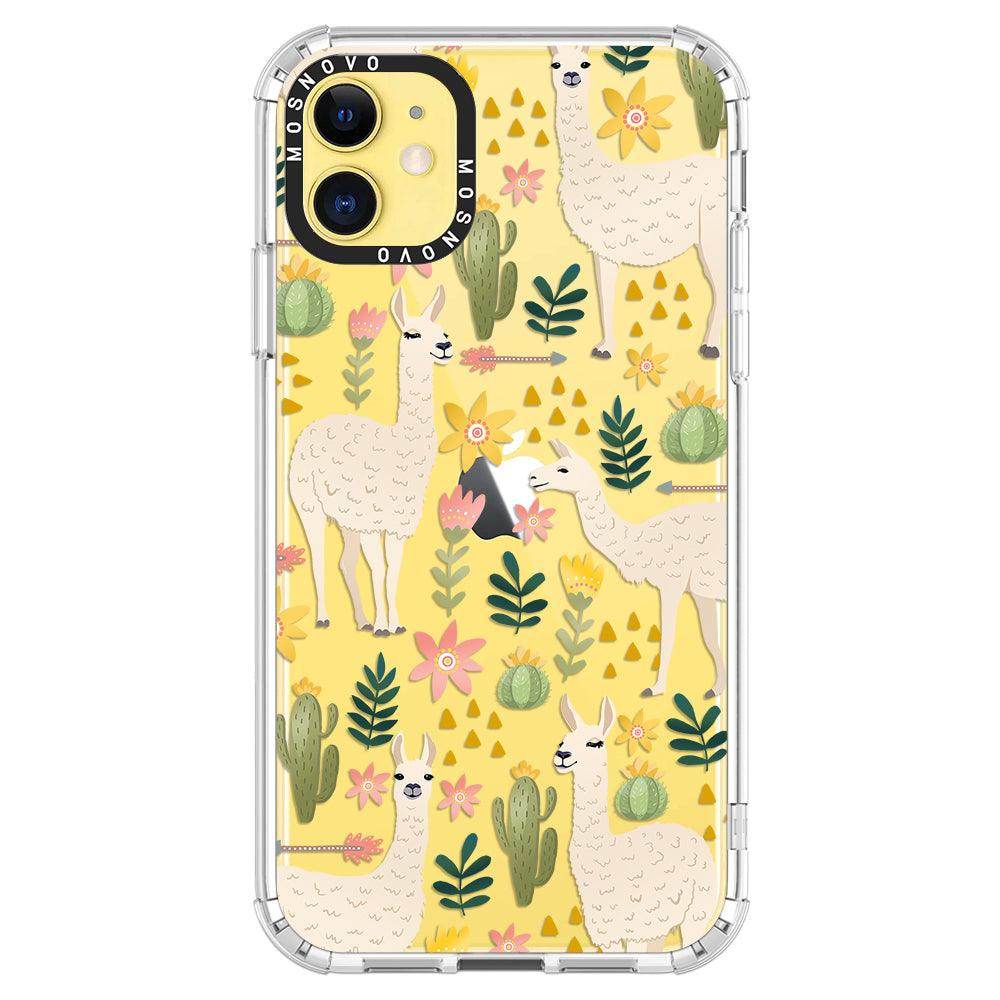 Desert Llama Phone Case - iPhone 11 Case - MOSNOVO