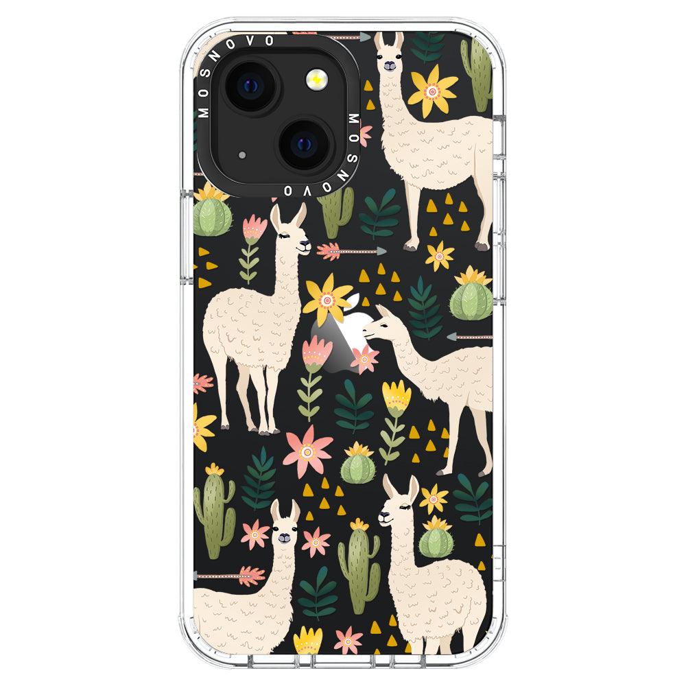 Desert Llama Phone Case - iPhone 13 Mini Case - MOSNOVO