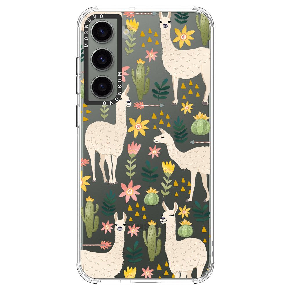 Desert Llama Phone Case - Samsung Galaxy S23 Case - MOSNOVO