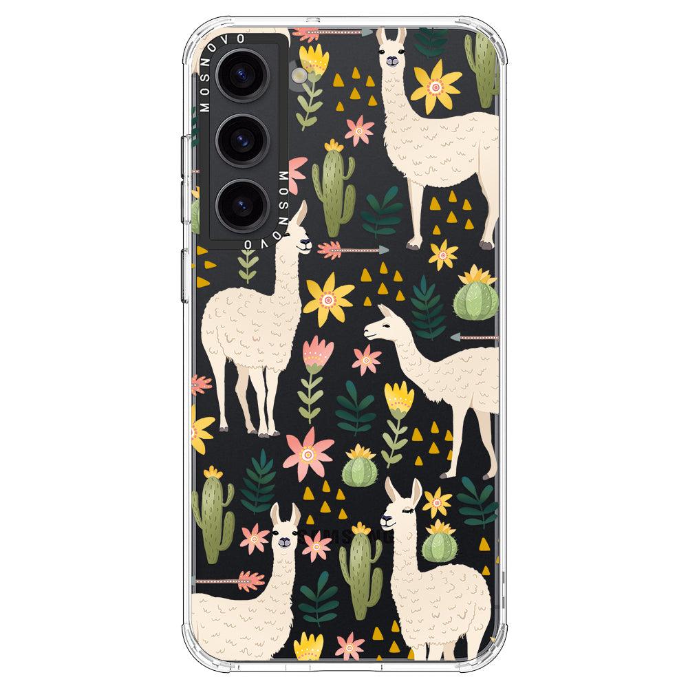 Desert Llama Phone Case - Samsung Galaxy S23 Case - MOSNOVO