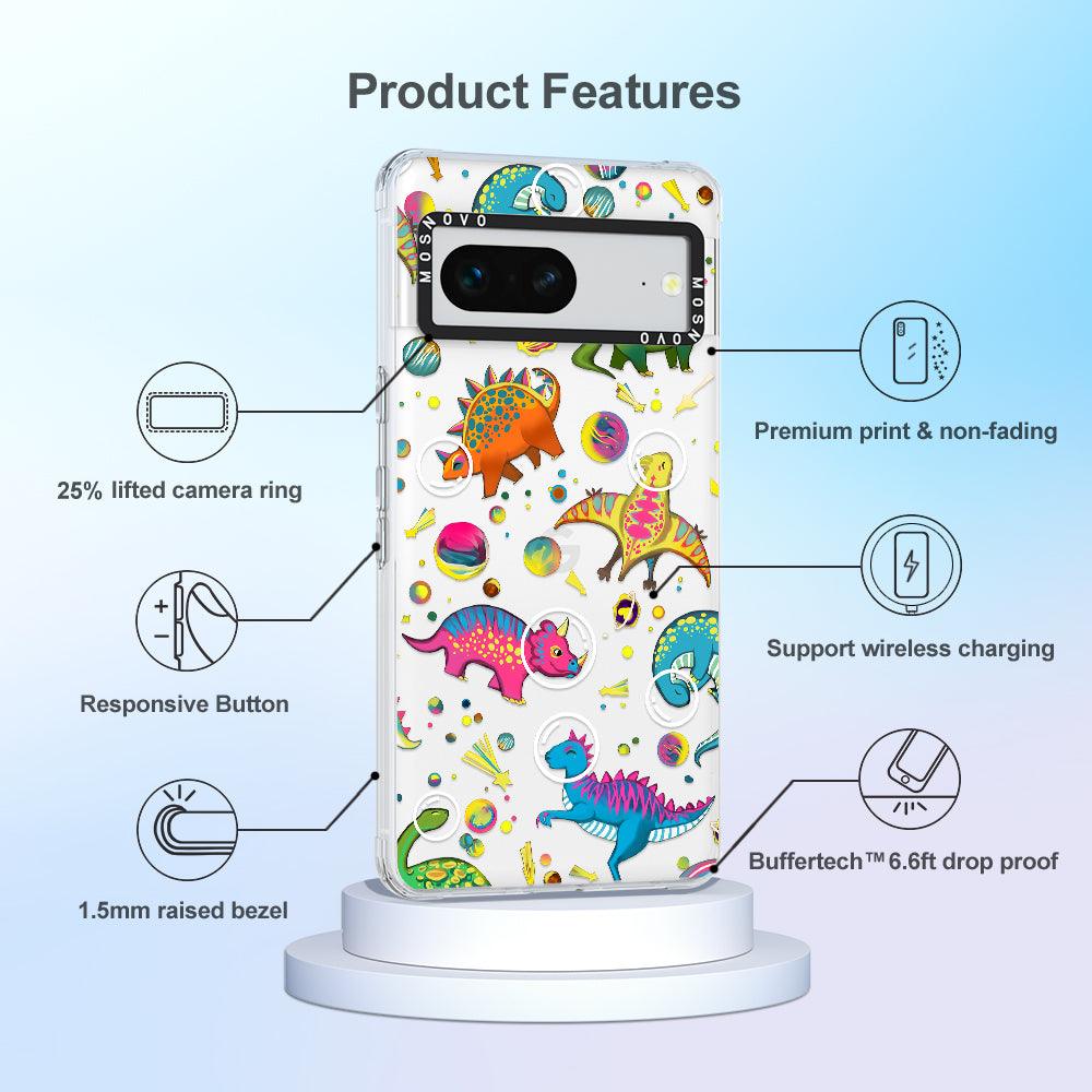 Dinosaur Planet Phone Case - Google Pixel 7 Case - MOSNOVO