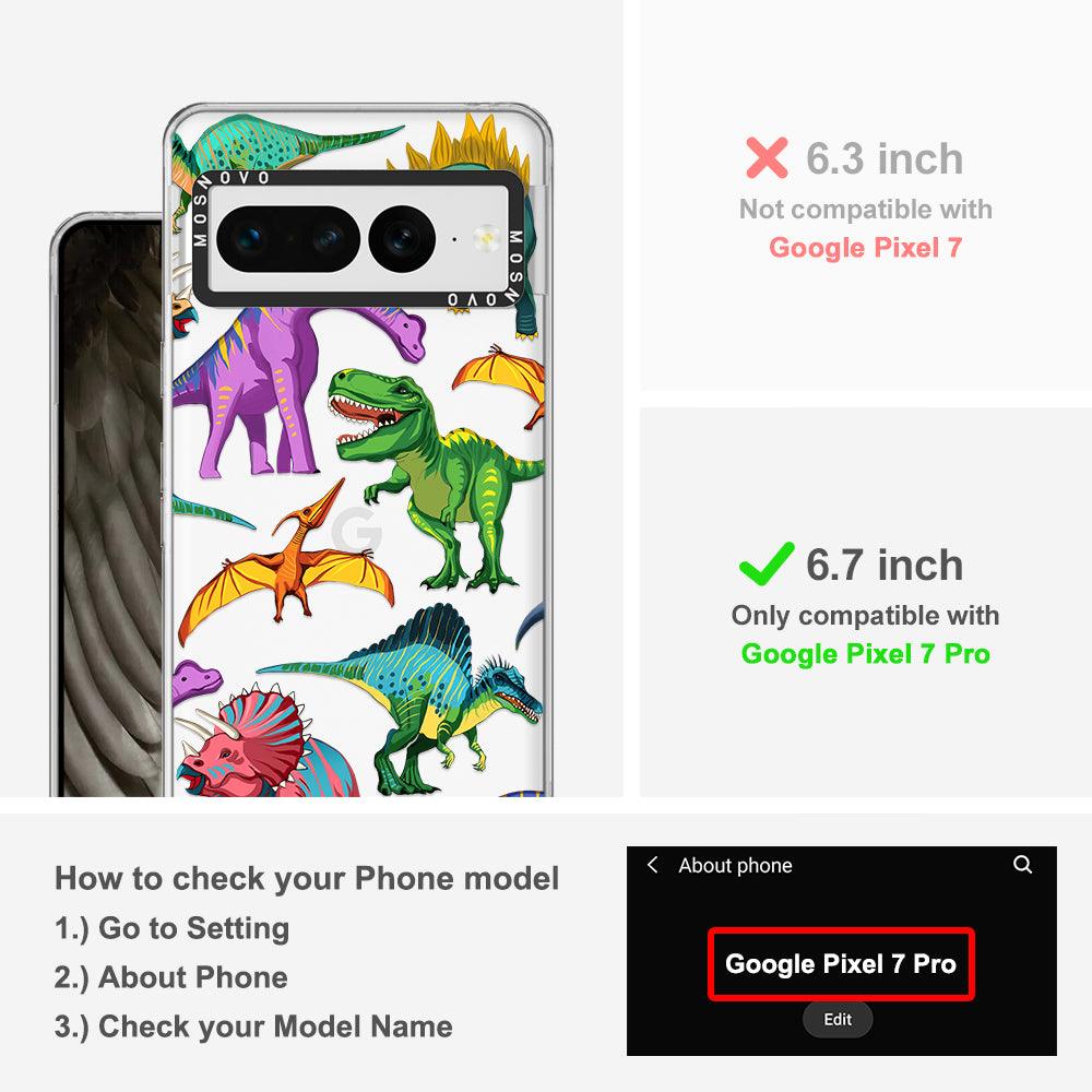 Dinosaur World Phone Case - Google Pixel 7 Pro Case - MOSNOVO