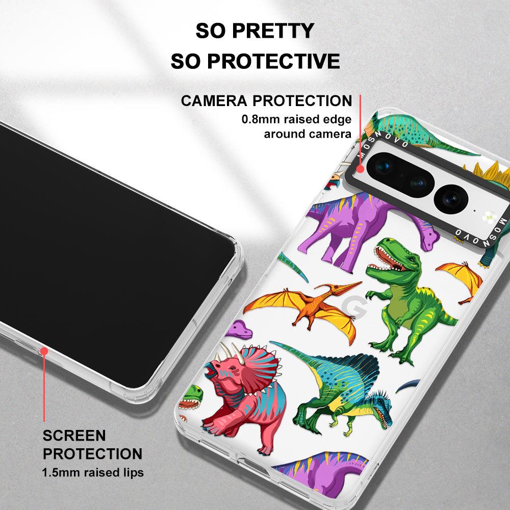 Dinosaur World Phone Case - Google Pixel 7 Pro Case - MOSNOVO