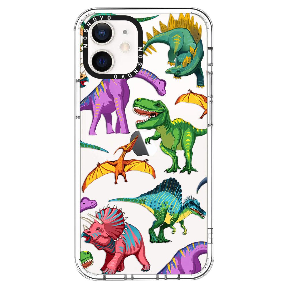 Dinosaur World Phone Case - iPhone 12 Mini Case - MOSNOVO