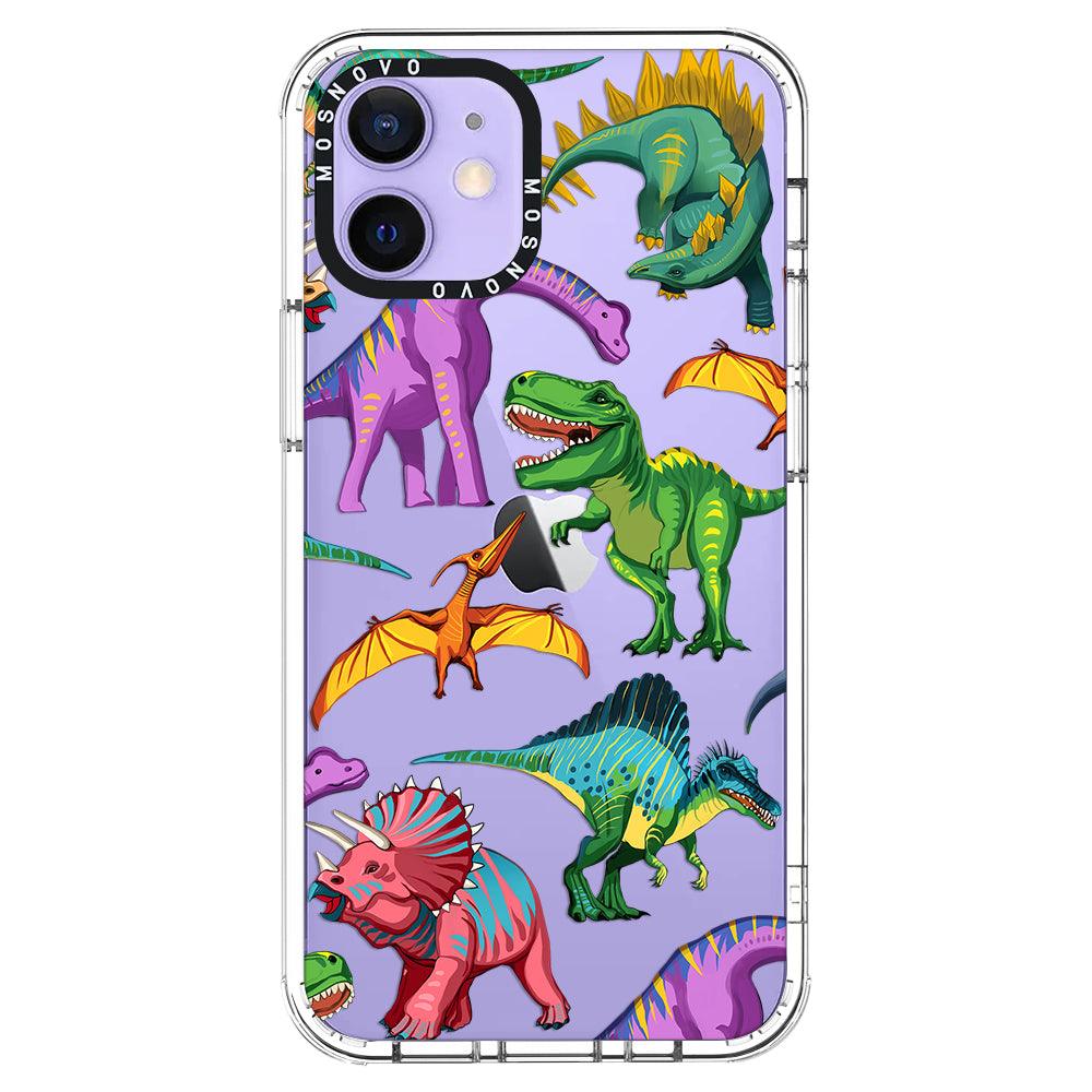 Dinosaur World Phone Case - iPhone 12 Mini Case - MOSNOVO