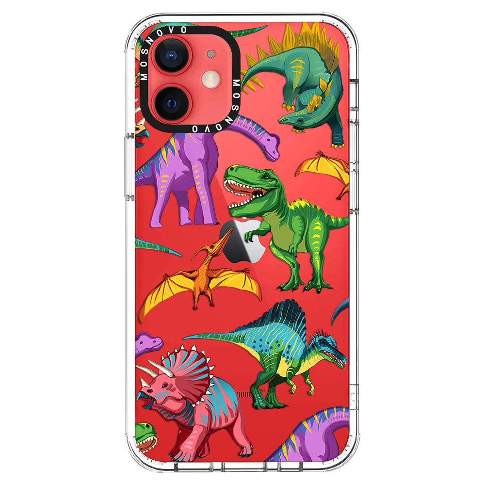 Dinosaur World Phone Case - iPhone 12 Mini Case - MOSNOVO