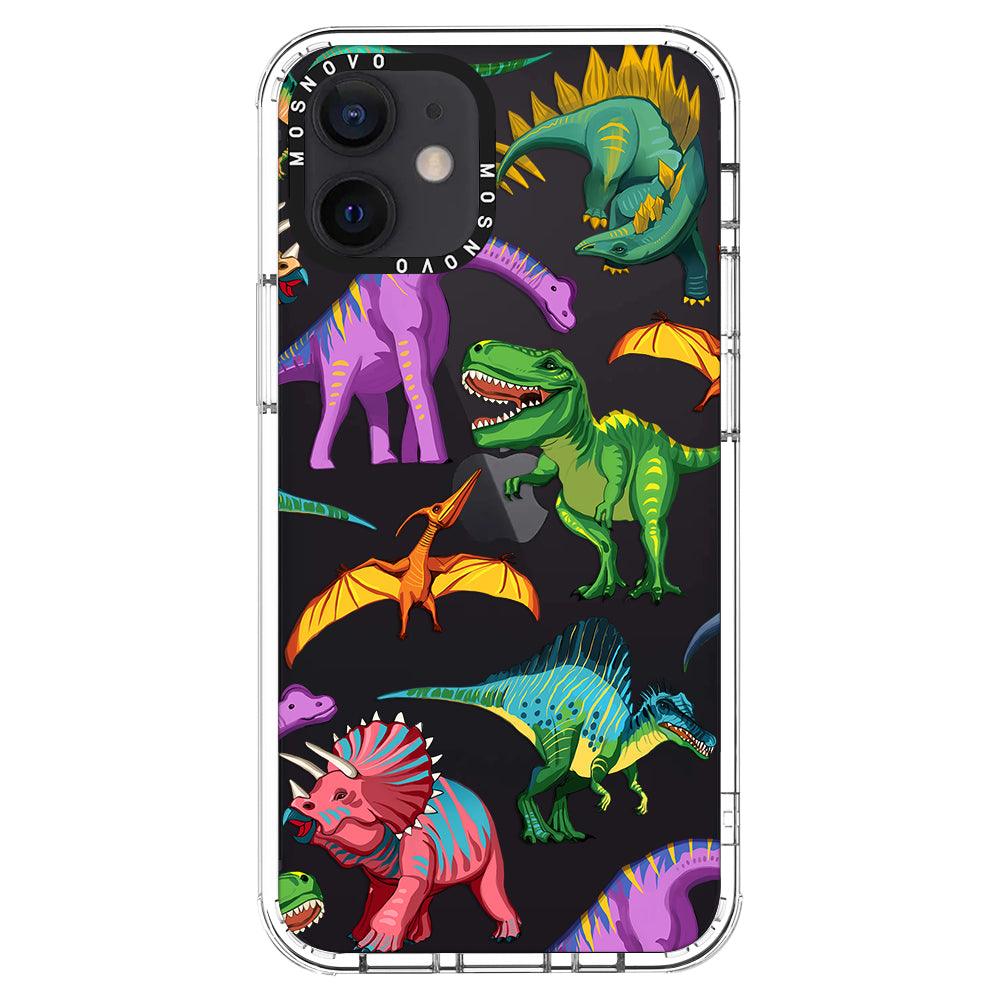 Dinosaur World Phone Case - iPhone 12 Mini Case - MOSNOVO