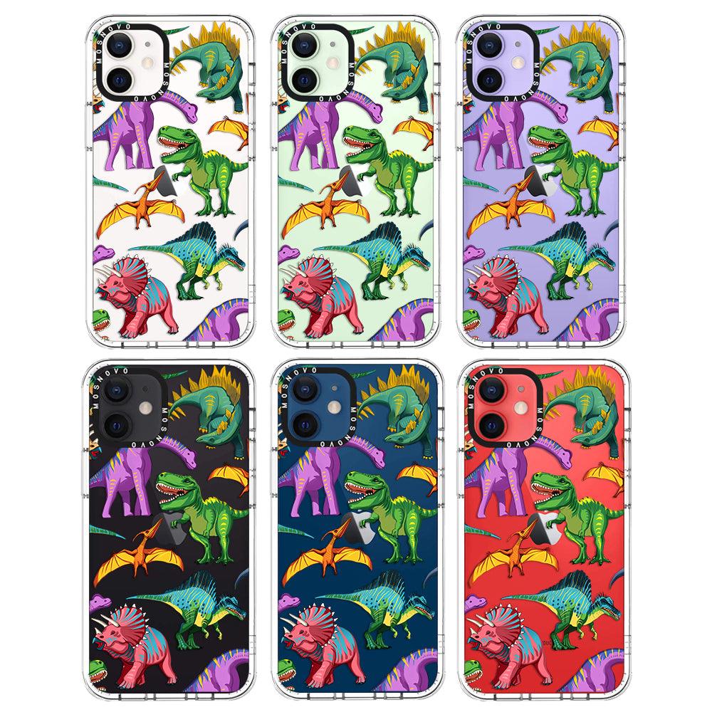 Dinosaur World Phone Case - iPhone 12 Mini Case - MOSNOVO