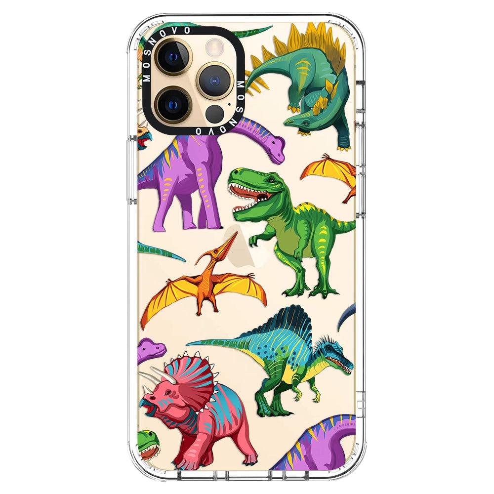 Dinosaur World Phone Case - iPhone 12 Pro Case - MOSNOVO