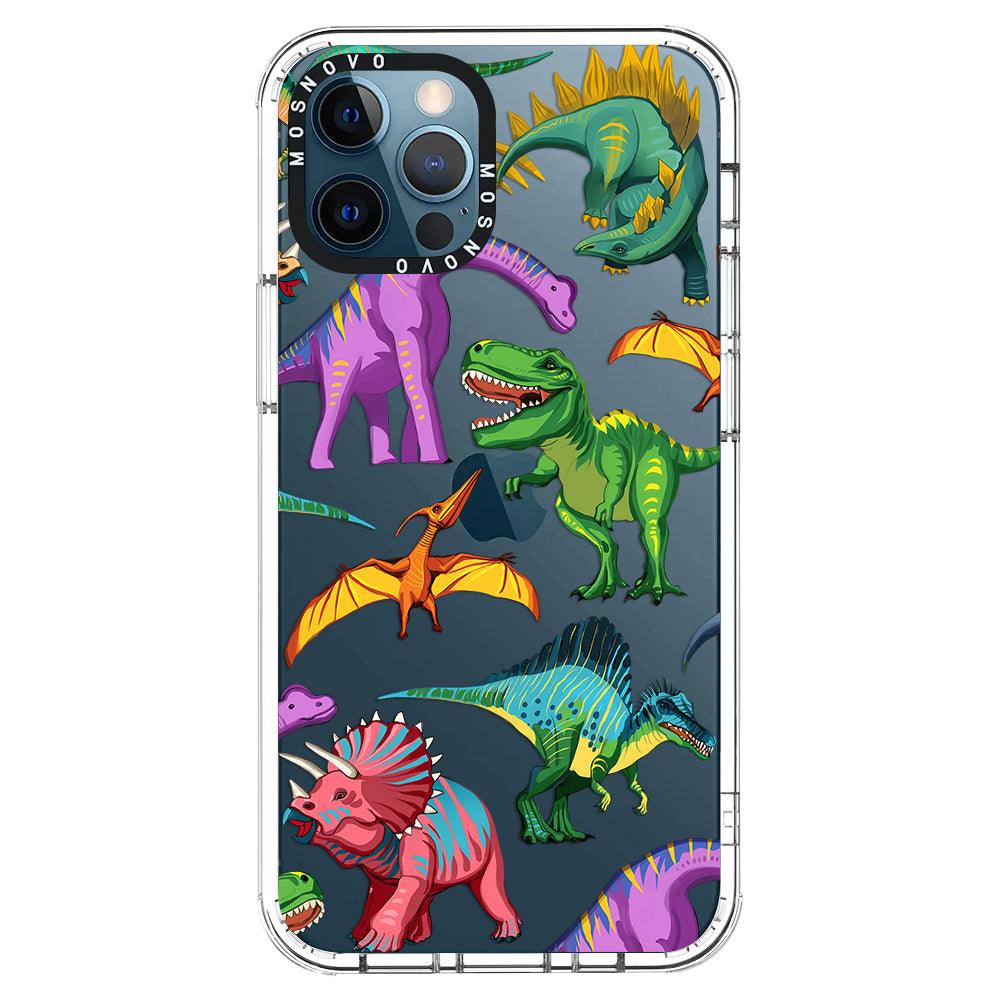 Dinosaur World Phone Case - iPhone 12 Pro Case - MOSNOVO