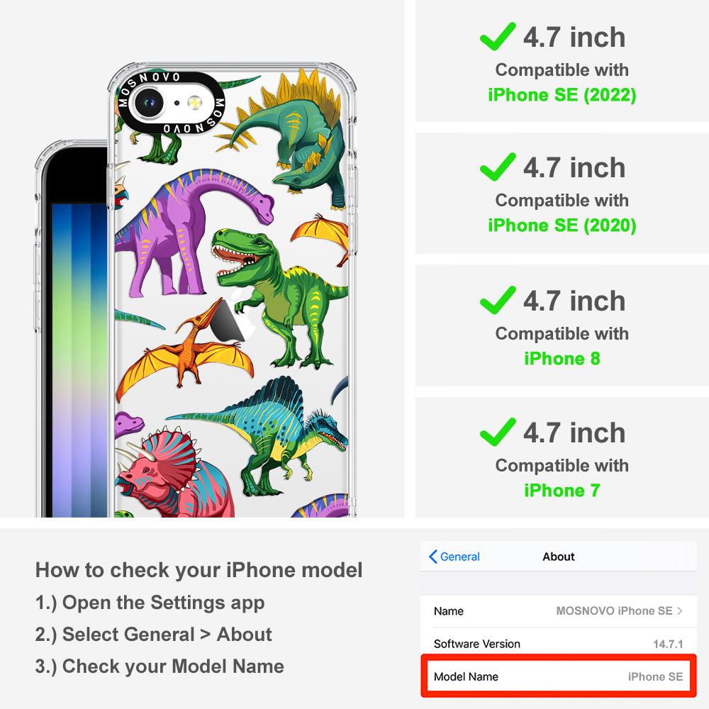 Dinosaur World Phone Case - iPhone 7 Case - MOSNOVO