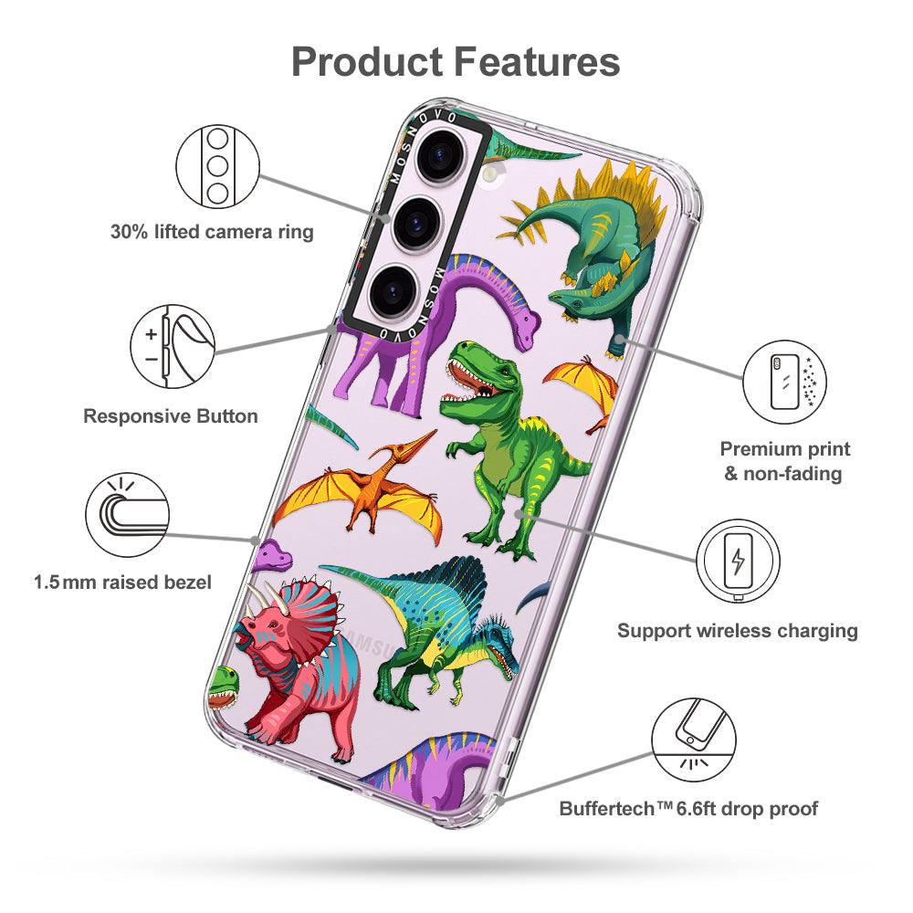 Dinosaur World Phone Case - Samsung Galaxy S23 Case - MOSNOVO