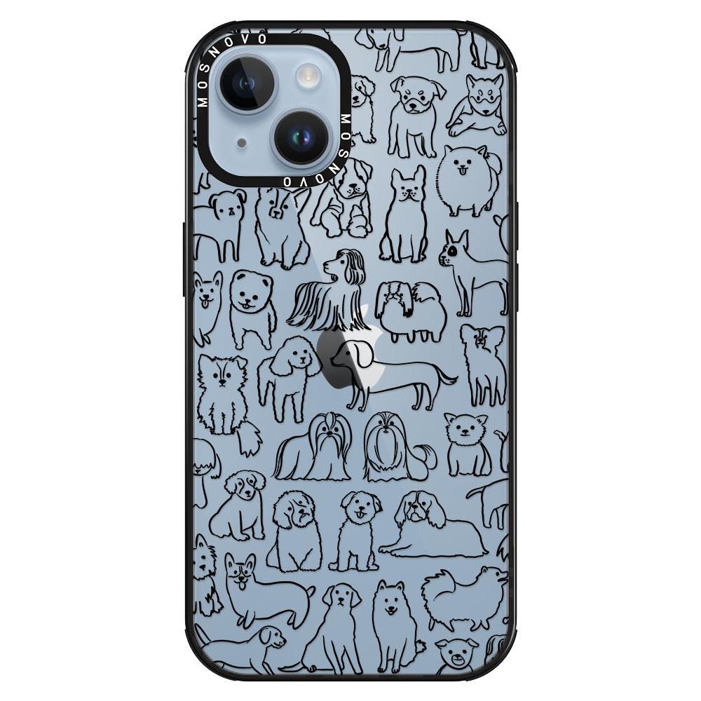 Dogs Phone Case - iPhone 14 Case - MOSNOVO