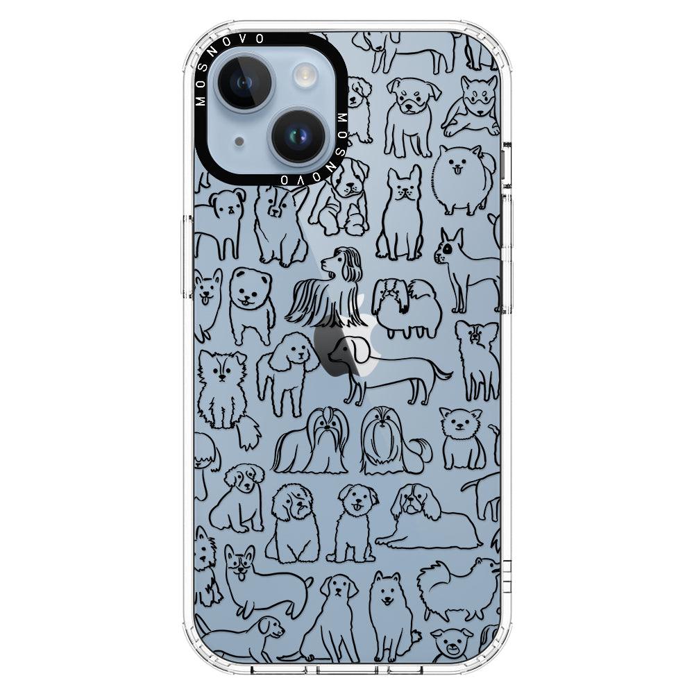 Dogs Phone Case - iPhone 14 Case - MOSNOVO