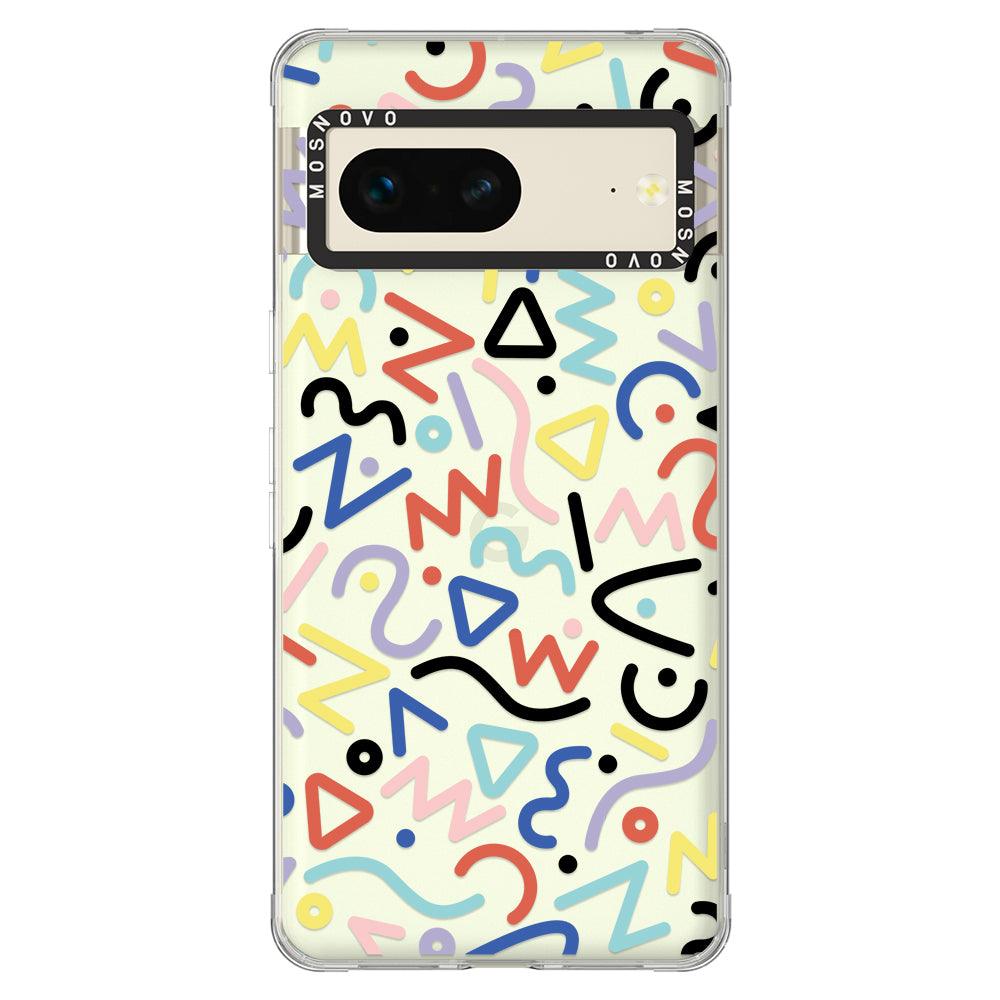 Doodle Art Phone Case - Google Pixel 7 Case - MOSNOVO