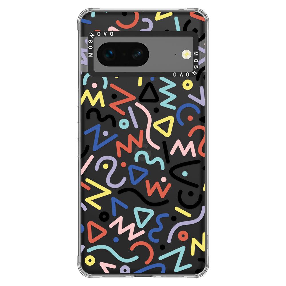 Doodle Art Phone Case - Google Pixel 7 Case - MOSNOVO