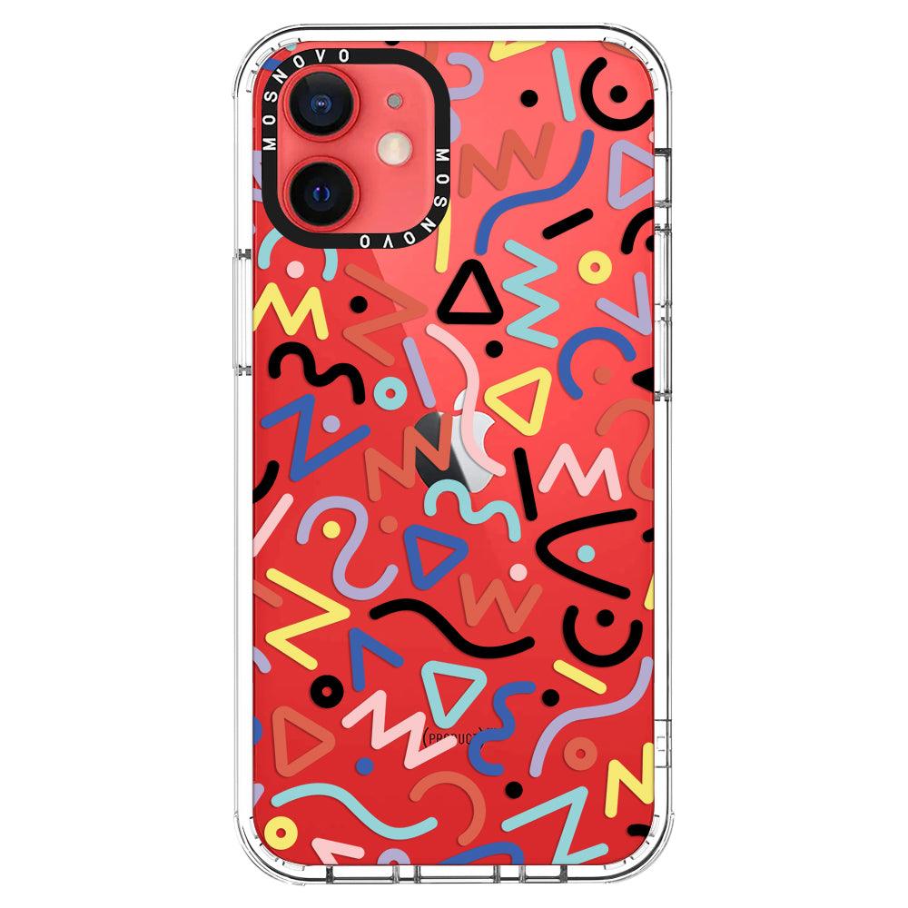 Doodle Art Phone Case - iPhone 12 Mini Case – MOSNOVO