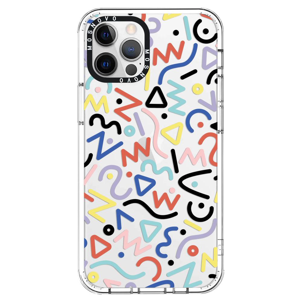 Doodle Art Phone Case - iPhone 12 Pro Case - MOSNOVO