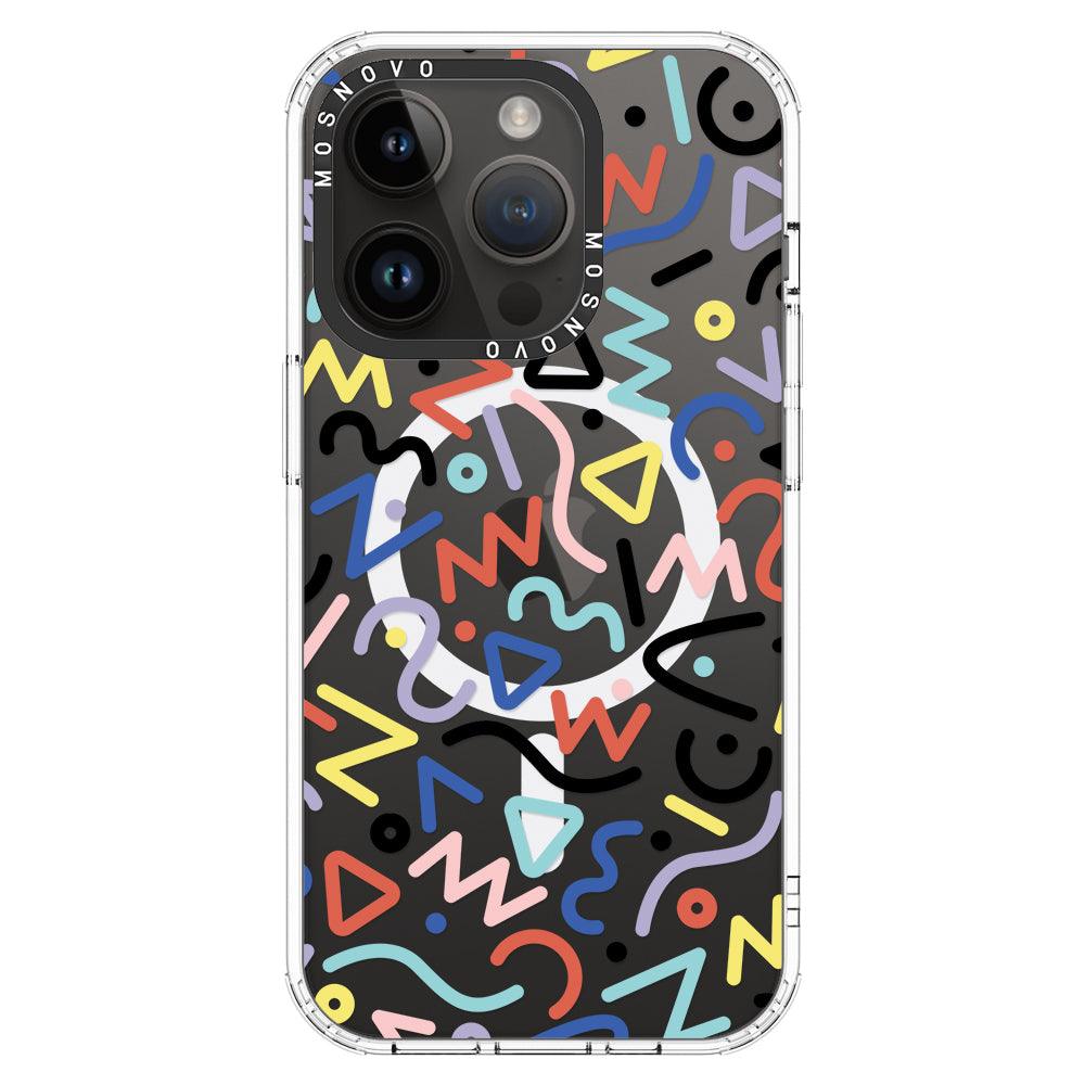 Doodle Art Phone Case - iPhone 14 Pro Case - MOSNOVO