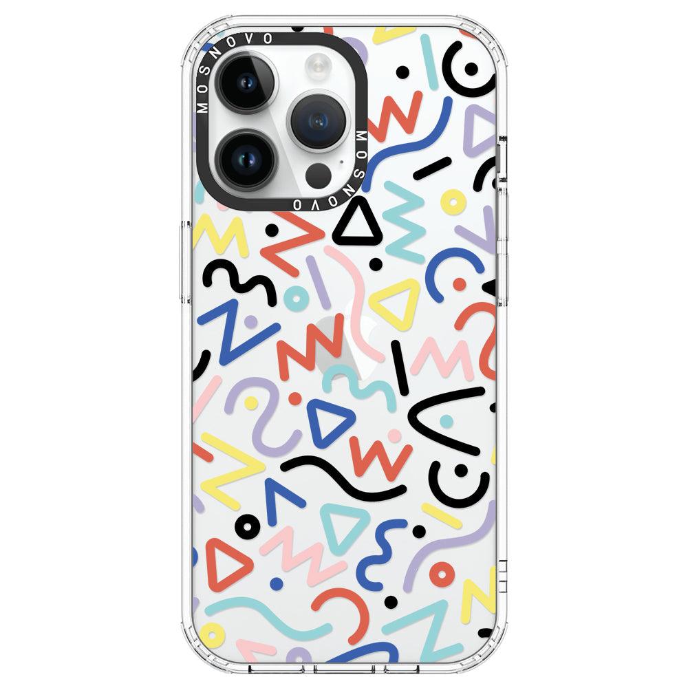 Doodle Art Phone Case - iPhone 14 Pro Max Case - MOSNOVO