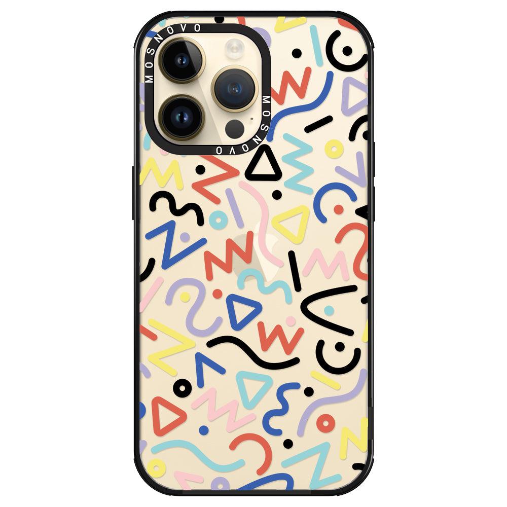 Doodle Art Phone Case - iPhone 14 Pro Max Case - MOSNOVO