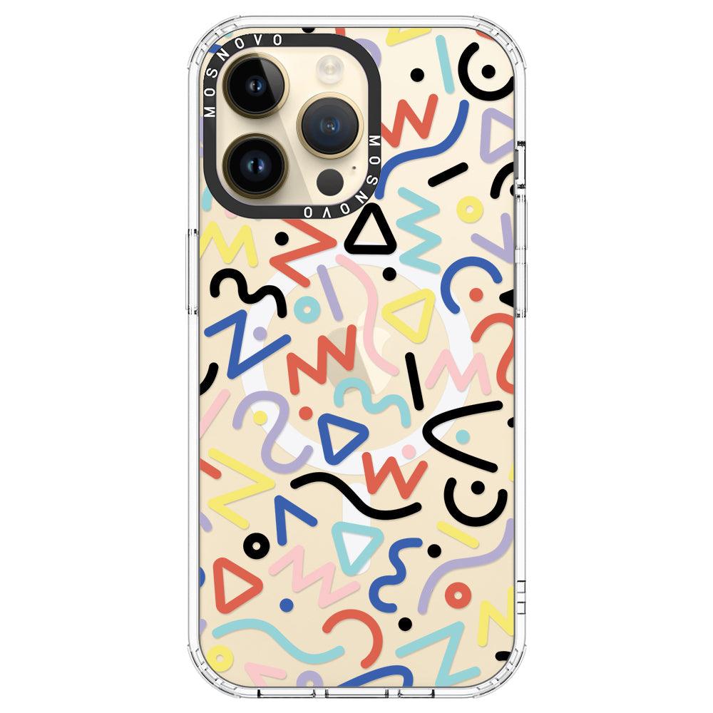 Doodle Art Phone Case - iPhone 14 Pro Max Case - MOSNOVO