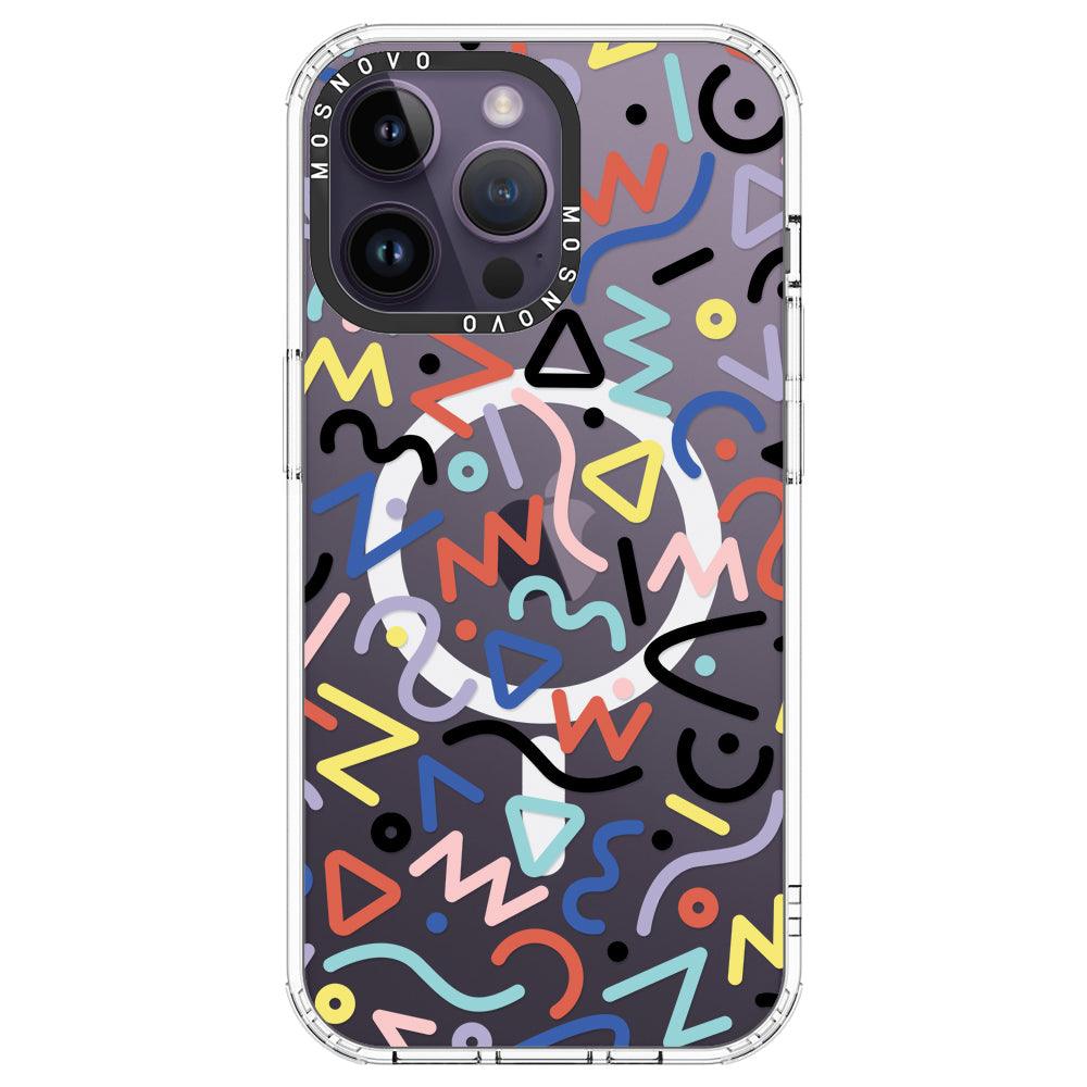 Doodle Art Phone Case - iPhone 14 Pro Max Case - MOSNOVO