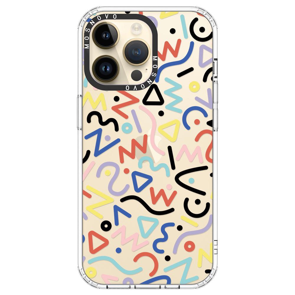 Doodle Art Phone Case - iPhone 14 Pro Max Case - MOSNOVO