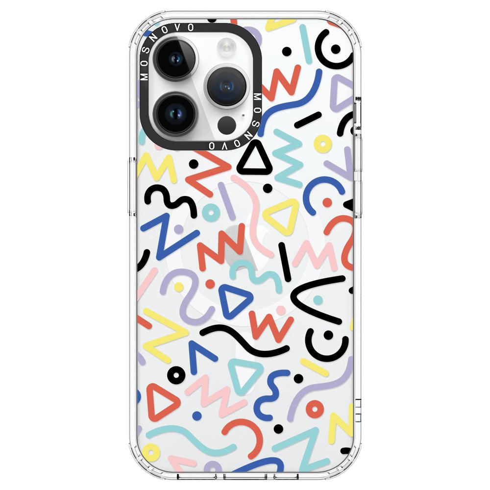 Doodle Art Phone Case - iPhone 14 Pro Max Case - MOSNOVO