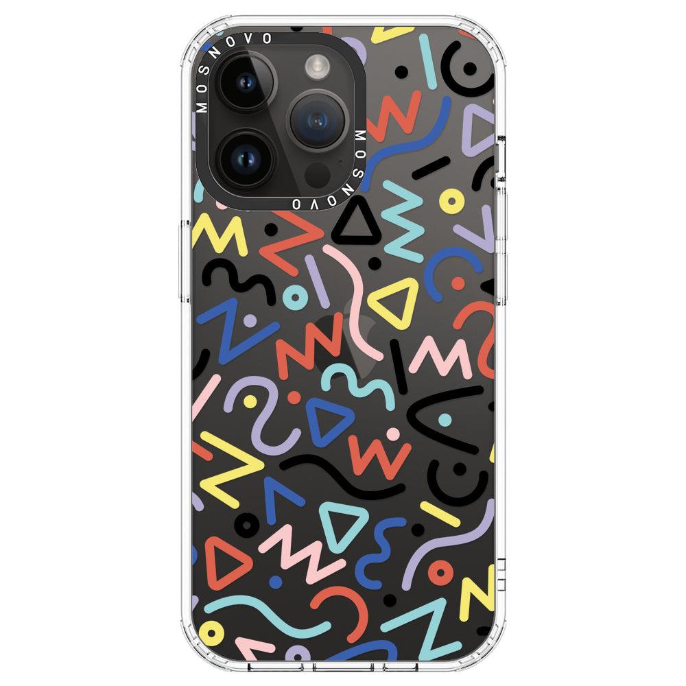 Doodle Art Phone Case - iPhone 14 Pro Max Case - MOSNOVO