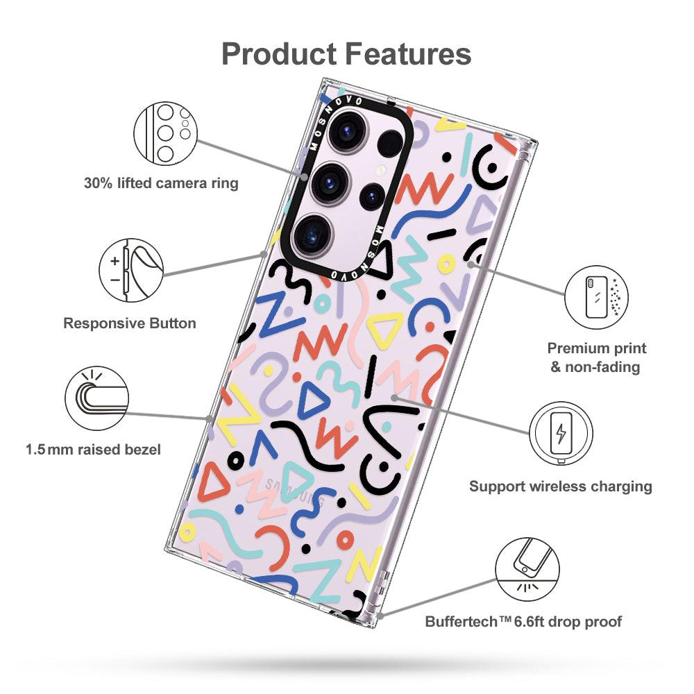 Doodle Art Phone Case - Samsung Galaxy S23 Ultra Case - MOSNOVO