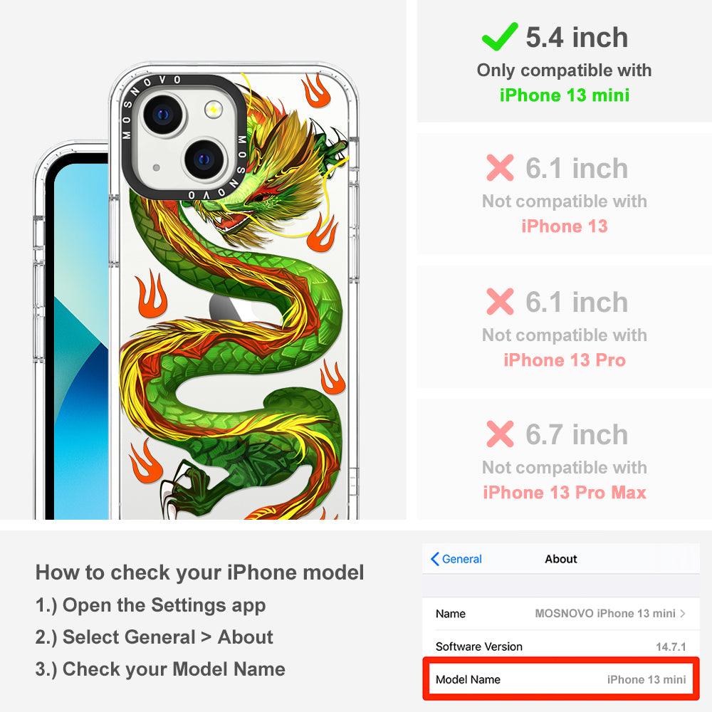 Dragon Phone Case - iPhone 13 Mini Case - MOSNOVO