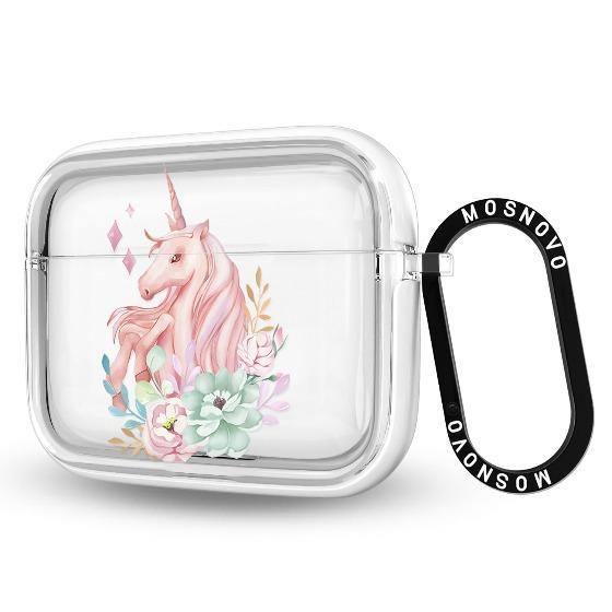 Elegant Flowers Unicorn AirPods Pro Case - MOSNOVO