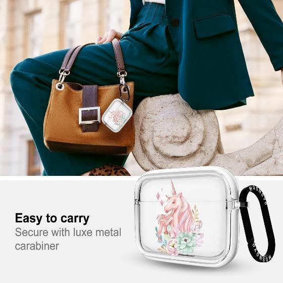 Elegant Flowers Unicorn AirPods Pro Case - MOSNOVO