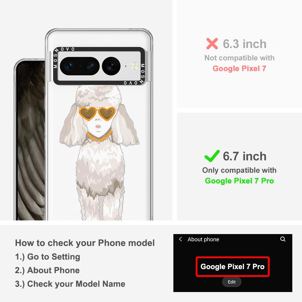 Elegant Poodle Phone Case - Google Pixel 7 Pro Case - MOSNOVO