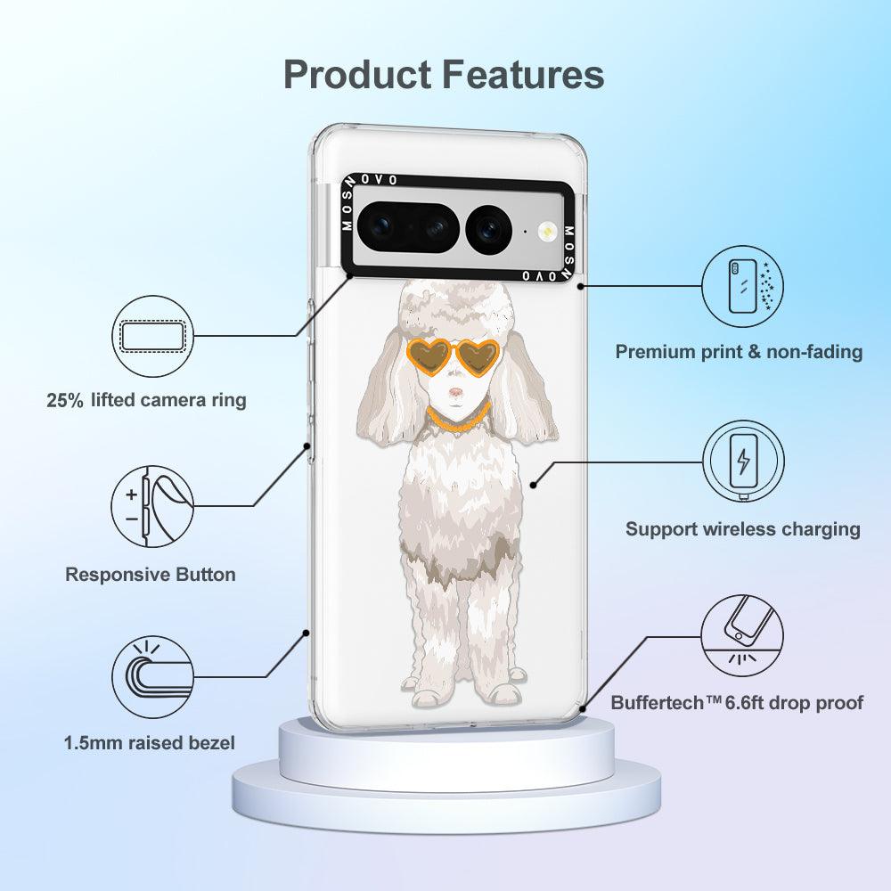 Elegant Poodle Phone Case - Google Pixel 7 Pro Case - MOSNOVO