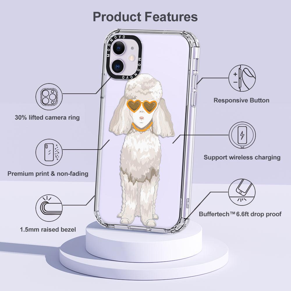 Poodle Phone Case - iPhone 11 Case - MOSNOVO