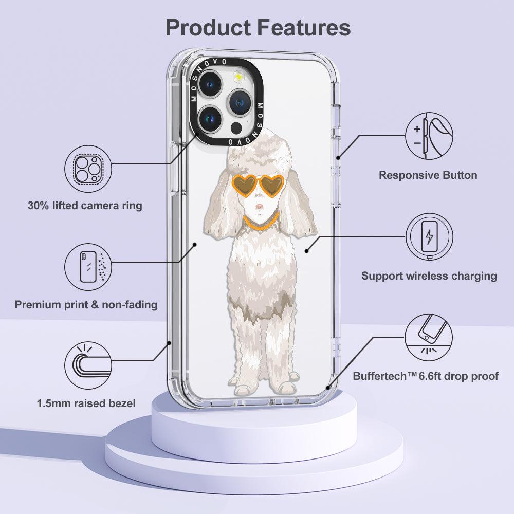 Poodle Phone Case - iPhone 12 Pro Case - MOSNOVO