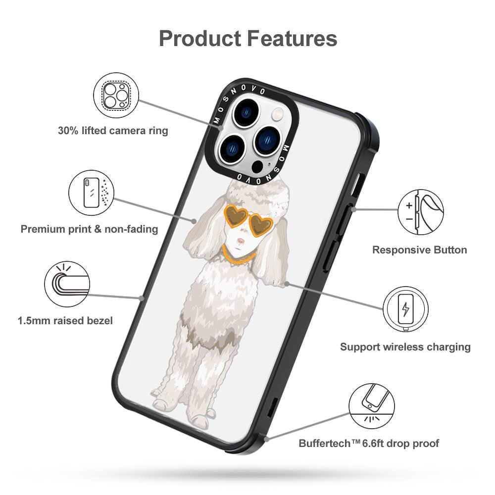 Poodle Phone Case - iPhone 13 Pro Case - MOSNOVO