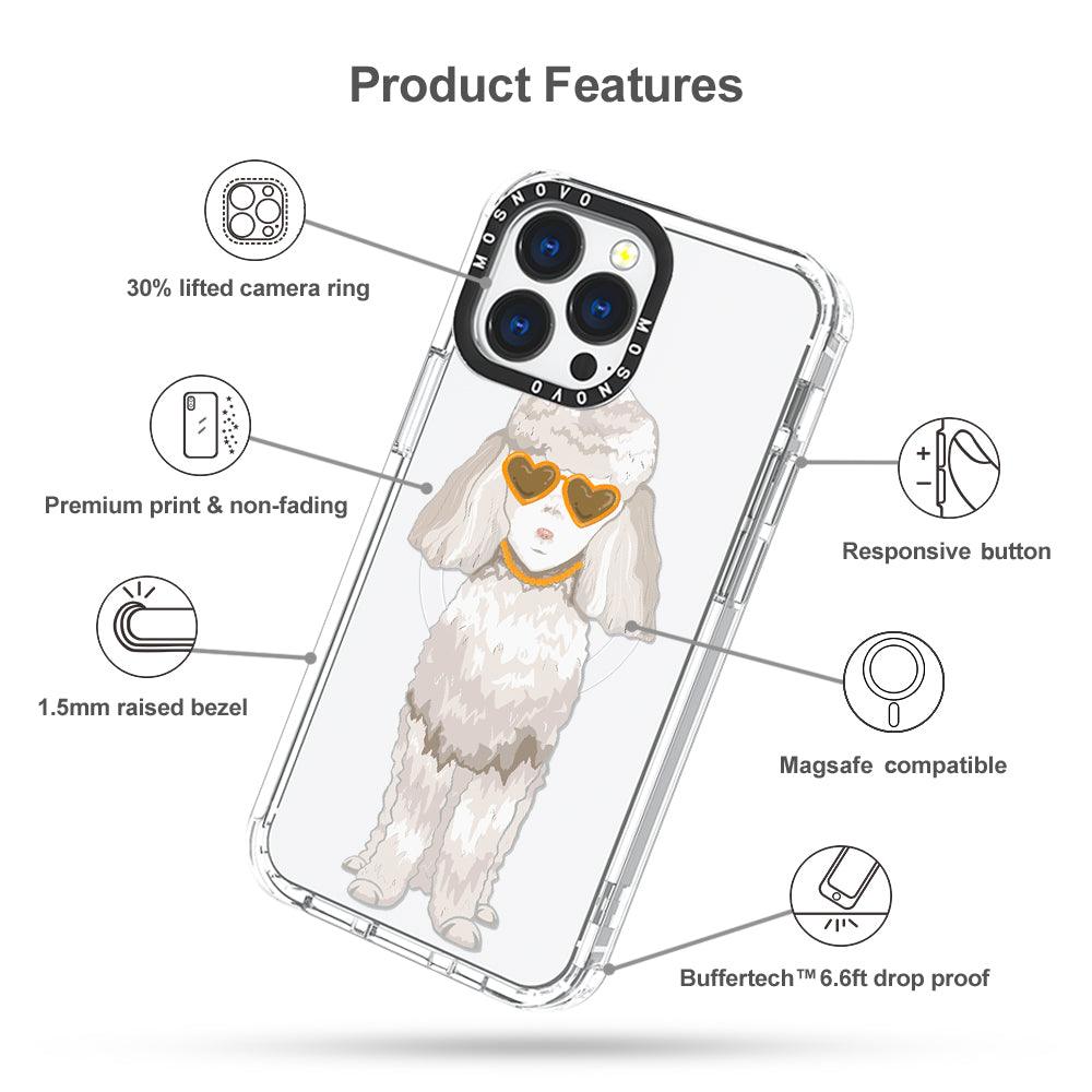 Poodle Phone Case - iPhone 13 Pro Case - MOSNOVO