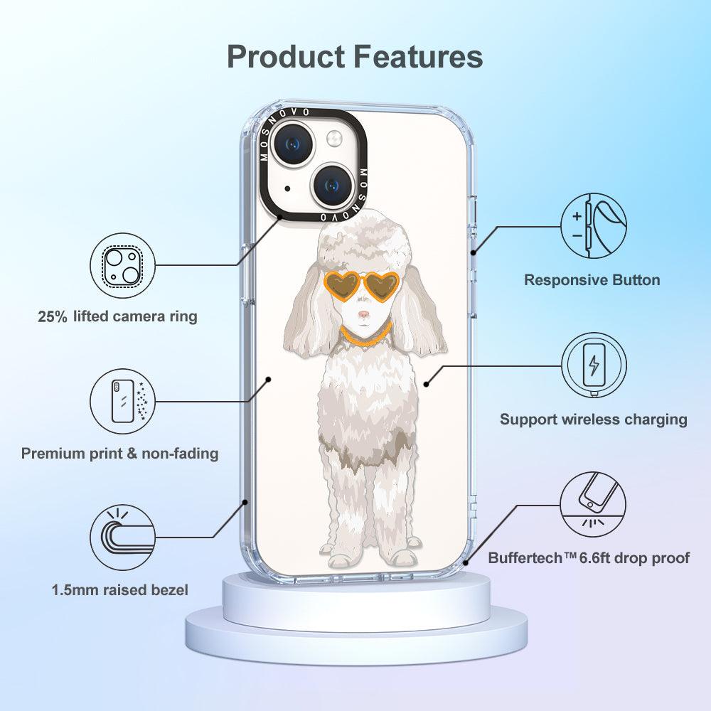 Poodle Phone Case - iPhone 14 Case - MOSNOVO