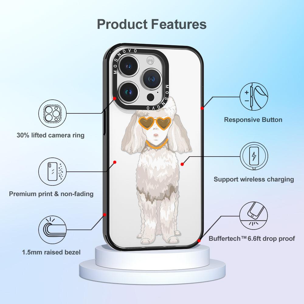 Poodle Phone Case - iPhone 14 Pro Case - MOSNOVO