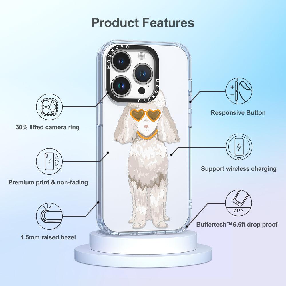 Poodle Phone Case - iPhone 14 Pro Case - MOSNOVO