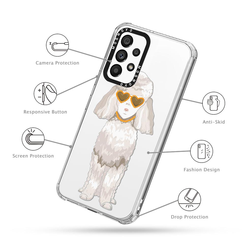 Elegant Poodle Phone Case - Samsung Galaxy A53 Case - MOSNOVO