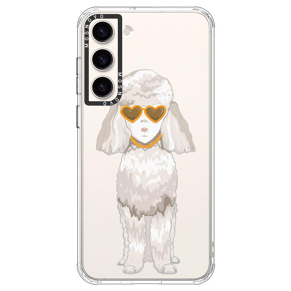 Elegant Poodle Phone Case - Samsung Galaxy S23 Plus Case - MOSNOVO