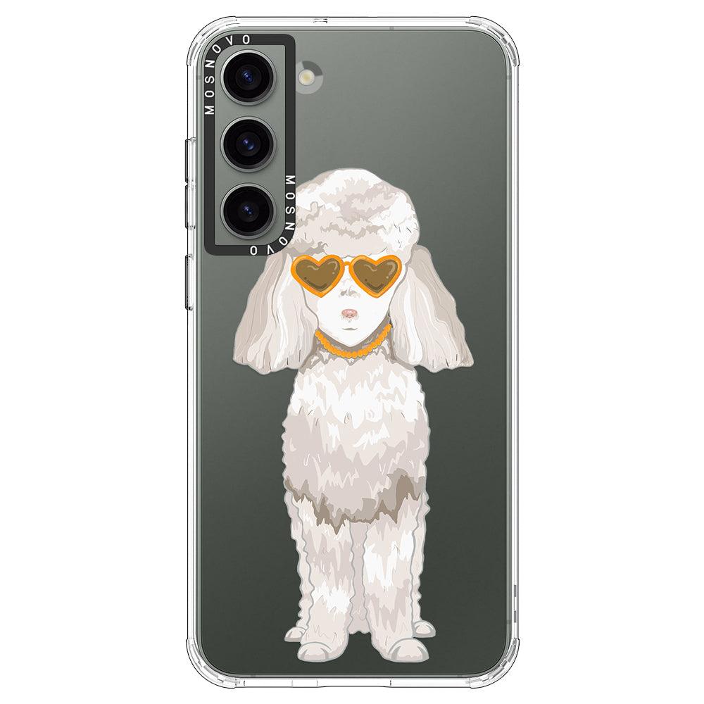 Elegant Poodle Phone Case - Samsung Galaxy S23 Plus Case - MOSNOVO