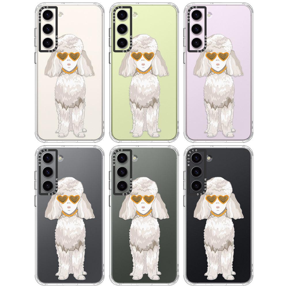 Elegant Poodle Phone Case - Samsung Galaxy S23 Plus Case - MOSNOVO