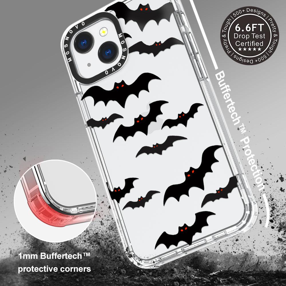 Evil Bat Phone Case - iPhone 13 Mini Case - MOSNOVO