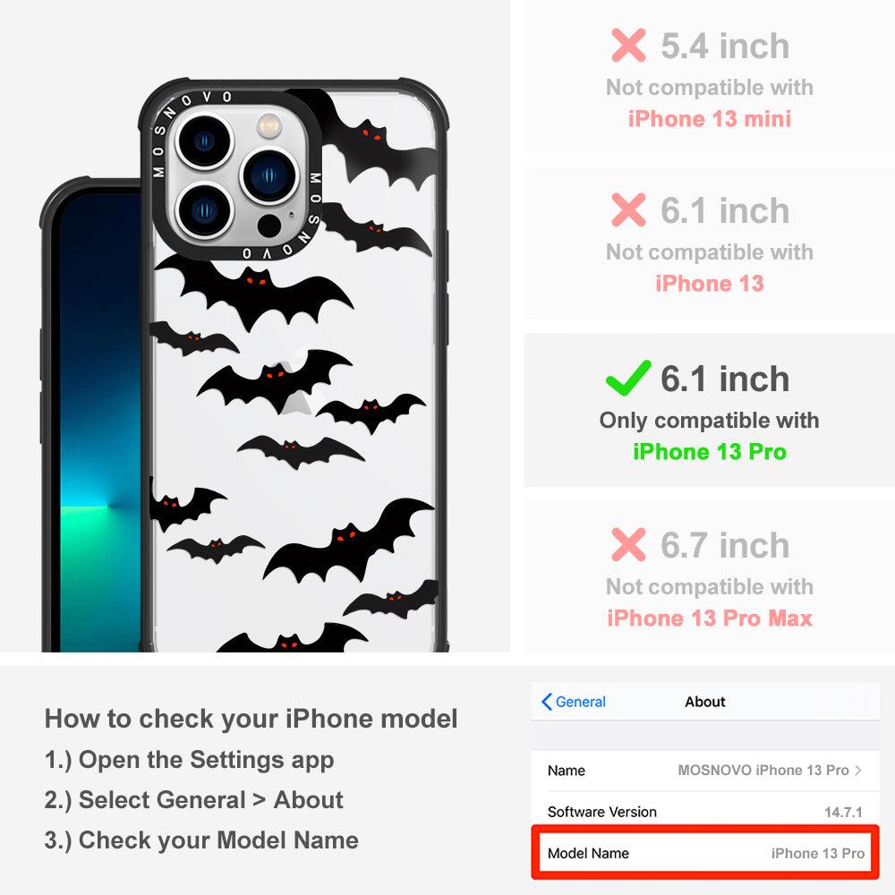 Evil Bat Phone Case - iPhone 13 Pro Case - MOSNOVO