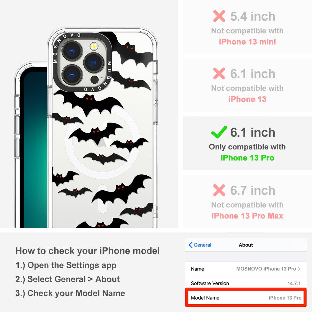 Evil Bat Phone Case - iPhone 13 Pro Case - MOSNOVO